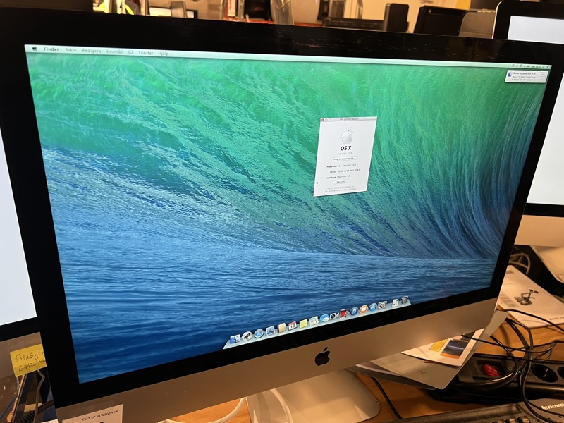 Imac 27 tum 1,12TB HDD, 3,5GHz intel Core i7