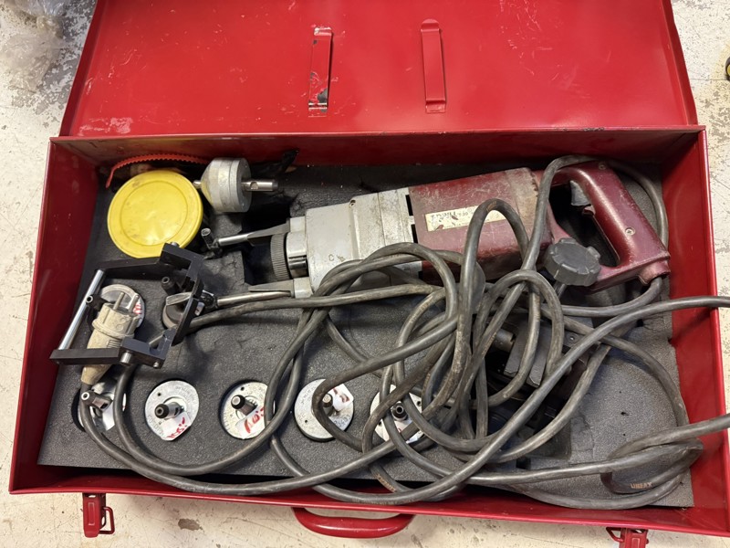 Uppkragningsmaskin, T-Drill 55 m tillbehör