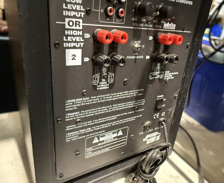 Subwoofer Active Apart A165