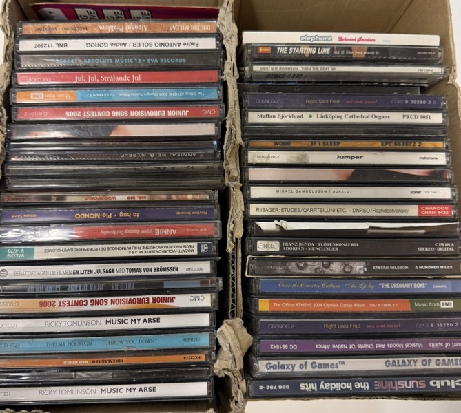 Parti, 40-tal CD, olika titlar