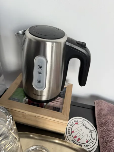 Parti, Vattenkokare med Tebox-tepåsar