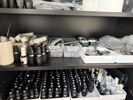 Parti, Alla varor i salongen, lack, krämer, medel