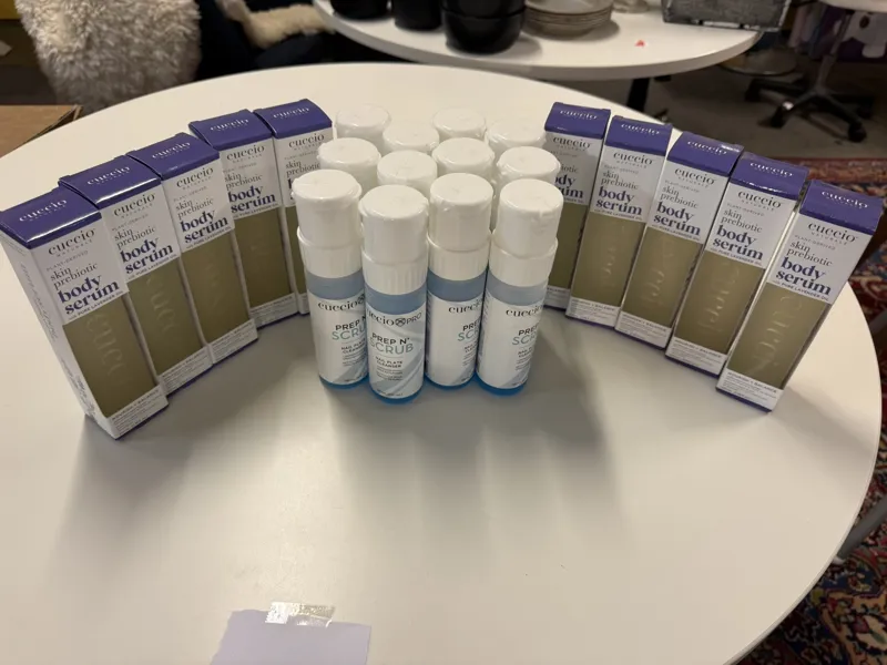 Parti, 10 st Body serum, 12 st Prep n scrub