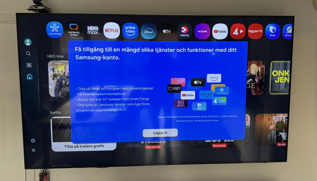 TV, Samsung 85 tum, TU85DU7105KXXC, 4K UHD LED