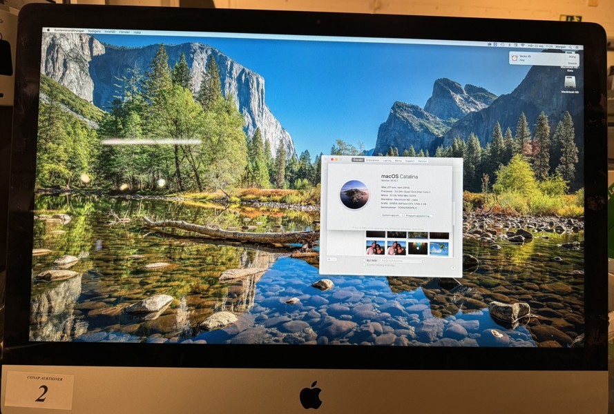 Imac 27 tum, 3,5GHz Quad Core i7 32Gb/1,12Tb