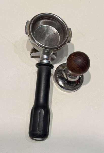 Filterhållare, kaffetamper