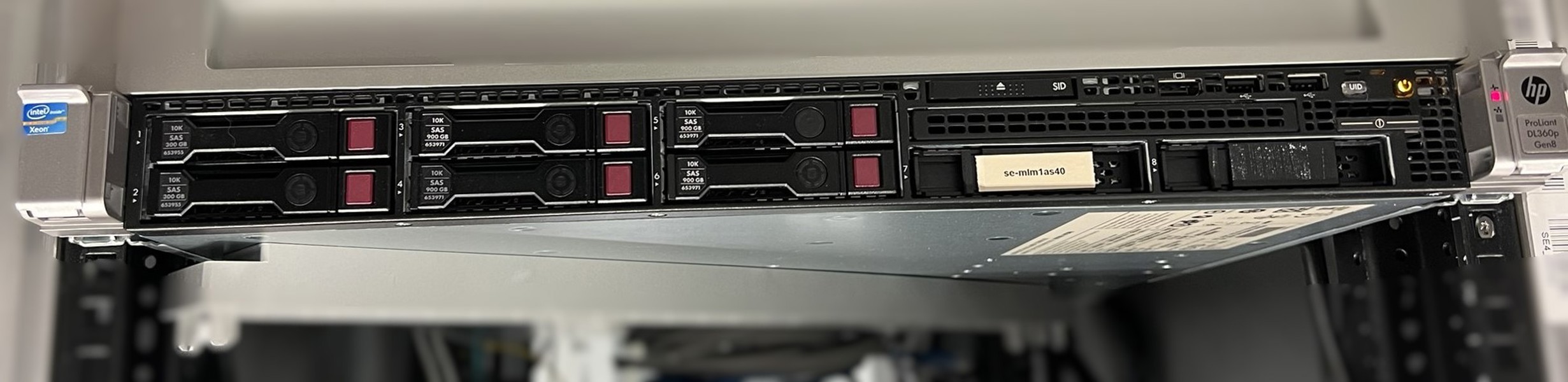 Bladserver, HP Proliant DL360p Gen8