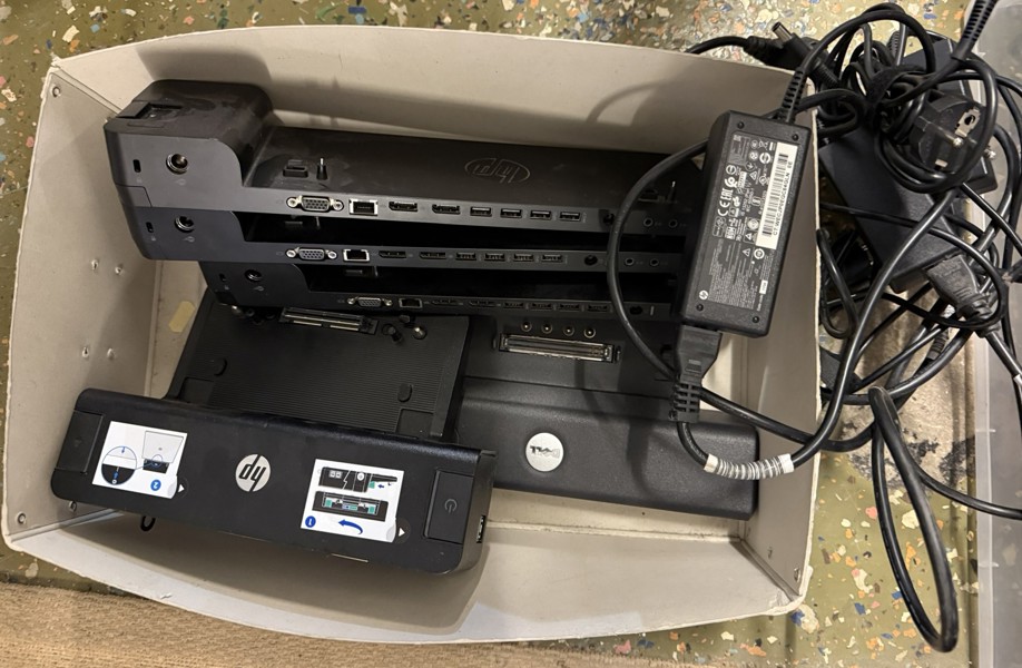 Parti, 5 st Dockstationer HP