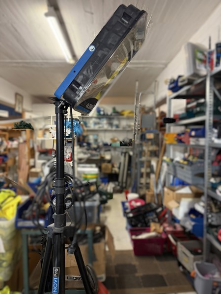 Bygglampa NoviPro på stativ