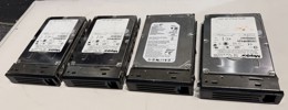 Parti, 4 st Hårddiskar, Maxtor, Seagate