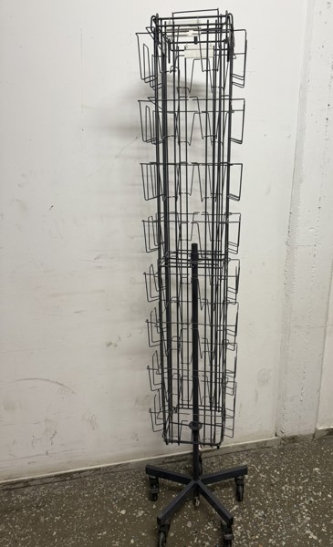 Kortställ, på hjul, för större kort, 32 fack