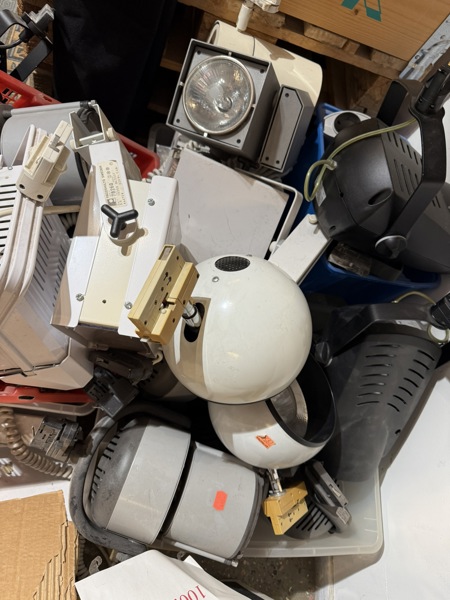 Parti, 40-tal Spotlights, olika modell, för Globalskena