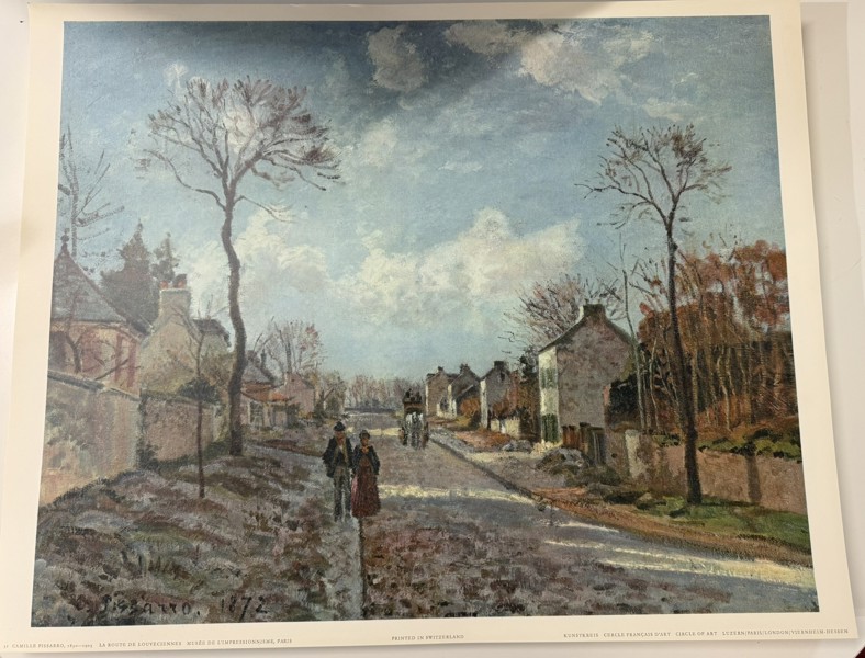 Parti, 150 st Tryck, Camille Pissarro, 1830-1903