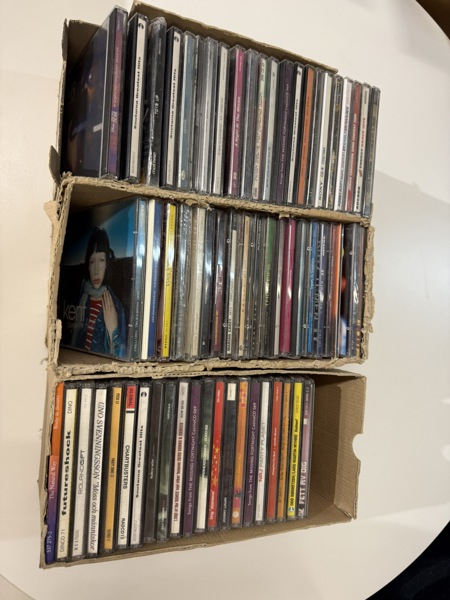 Parti, C:a 60 st CD skivor