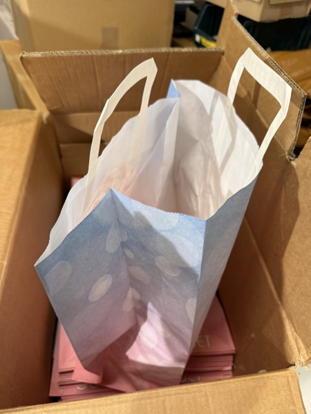 Parti, Papperspåsar c:a 300 st, stora