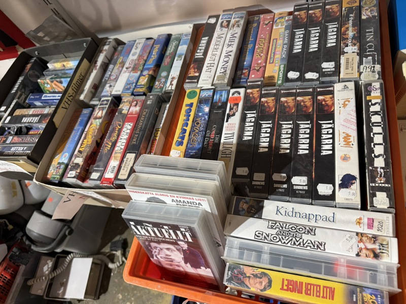 Parti, C:a 50 st VHS-filmer