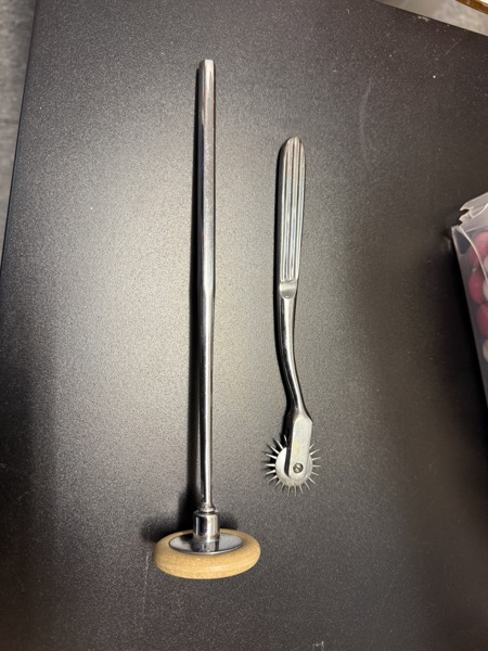 Parti, Reflexhammare och wartenberg-hjul