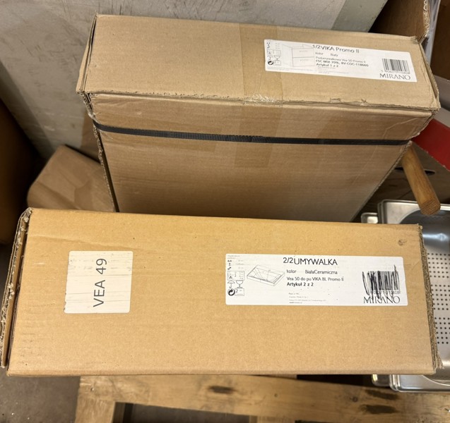 Parti, Ny kommod med handfat, 50 cm